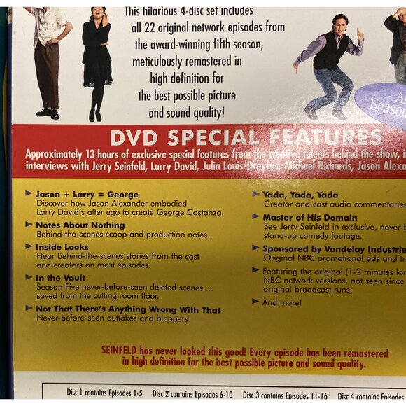 Seinfeld (DVD) Season 1-6 Box Sets - Half Are New And Sealed 3 Open - Picture 8 of 12